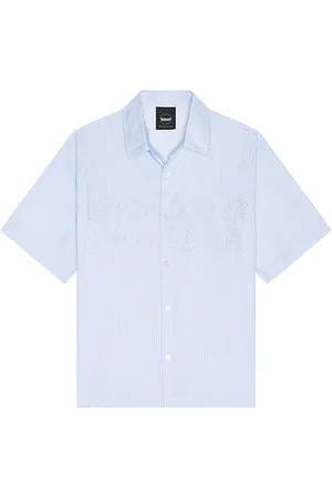 BOILER ROOM Poplin Short Sleeve Shirt in