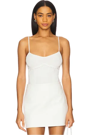 FLEUR DU MAL Knit Underbust Cami Bodysuit in