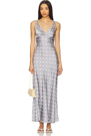 WeWoreWhat Ruched Cup Slip Maxi Dress in