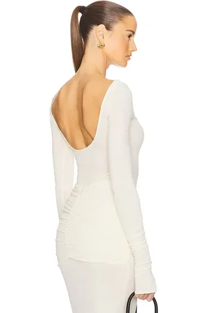 Helsa Matte Jersey Long Sleeve Top in