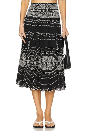 CHARO RUIZ IBIZA Livvy Midi Skirt in