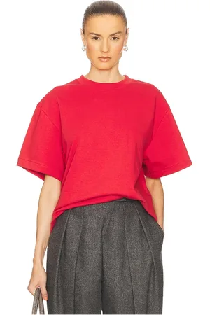 Helsa The Boxy Tee in Thick Jersey in