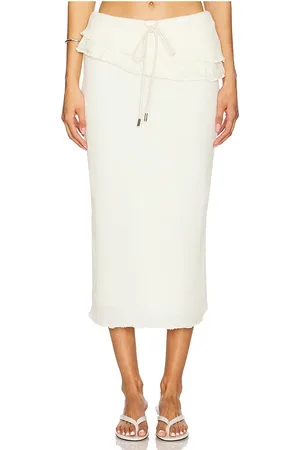 Zemeta Milky Knit Long Skirt in