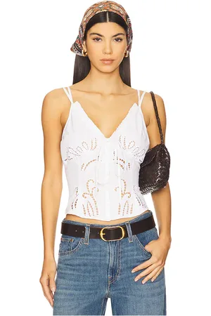 Free People Sweet Sammi Eyelet Top in