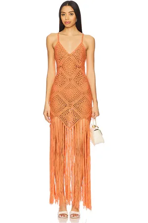 LINE & DOT Wandering Crochet Dress in