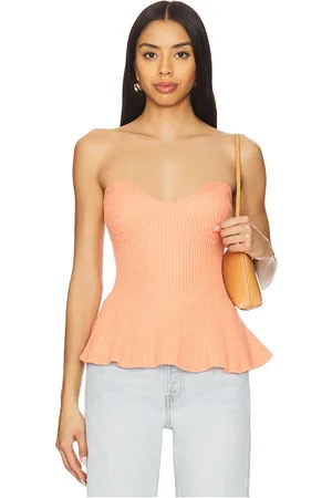 LINE & DOT Saffy Peplum Top in