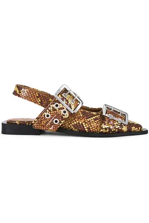 Ganni Feminine Buckle Ballerina in