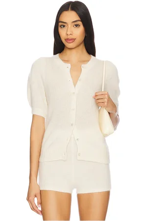 W Sheila Puff-sleeve Cardigan in