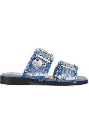 Ganni Feminine Buckle Sandal in