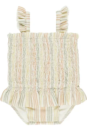 Quincy Mae Kids Smocked One Piece Swimsuit in
