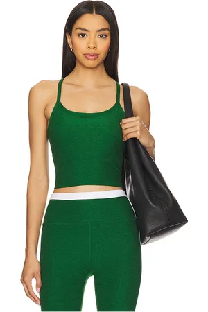 Beyond Yoga Spacedye Slim Racerback Cropped Top in