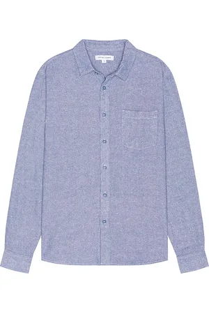 Vintage Summer Linen Long Sleeve Shirt in