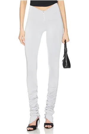 Sami Miro Shirred Zip Pants in