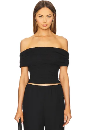 ASTR Off Shoulder Textured Knit Top in
