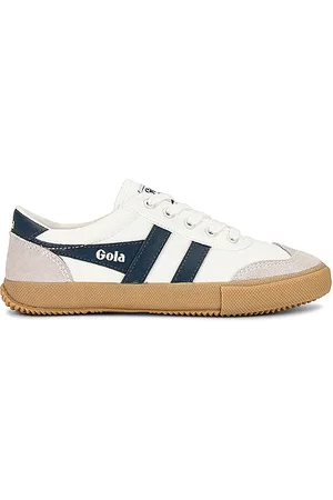 Gola Badminton Sneaker in Off White Baltic & Gum