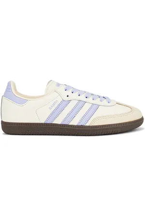 adidas Samba OG in Cream White Violet Tone & Sand Strata