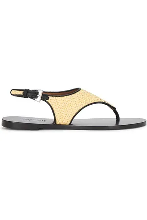 PARIS TEXAS Amalfi Flat Sandal in