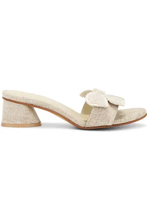 KAANAS Clover By Lun Flower Applique Sandals in