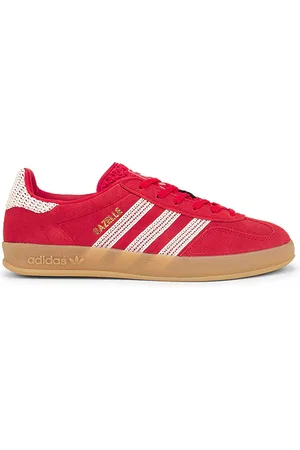 adidas Gazelle Indoor in Better Scarlet Wonder White & Gum 3