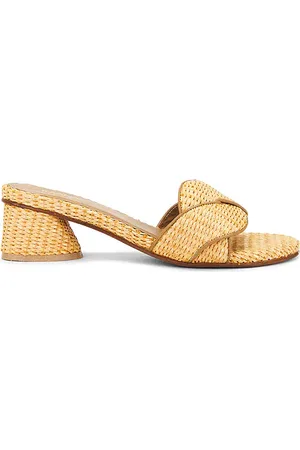 KAANAS Sierra Braided Basketweave Sandals in