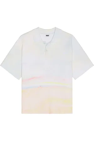 Saks Fifth Avenue Horizon Rib Knit Polo Shirt in
