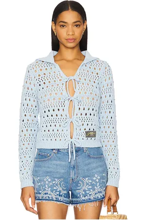 Ganni Tie String Cardigan in