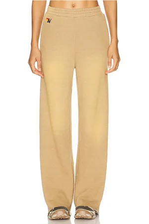 AVIATOR NATION Essential Wide Leg Pocket Sweatpant in
