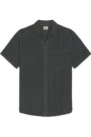 Faherty Short Sleeve Palma Linen Shirt in