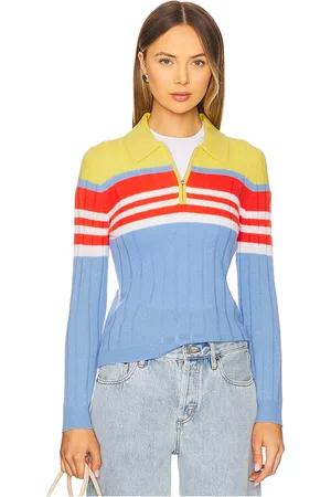 Guest In Residence Track Polo Cashmere Sweater in