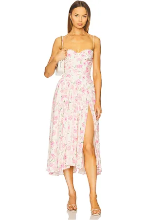 MAJORELLE Priscilla Midi Dress in