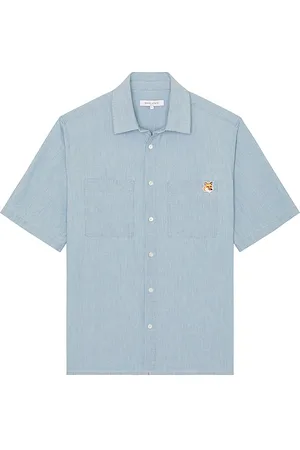 Maison Kitsuné Relaxed Short Sleeve Shirt in
