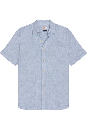 Faherty Short Sleeve Palma Linen Shirt in