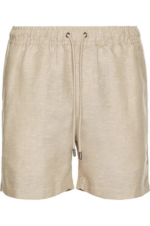 ONIA Air Linen Pull-On Shorts 6 in
