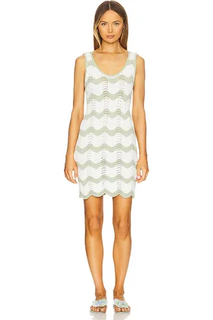 Minkpink Jayden Crochet Wave Mini Dress in