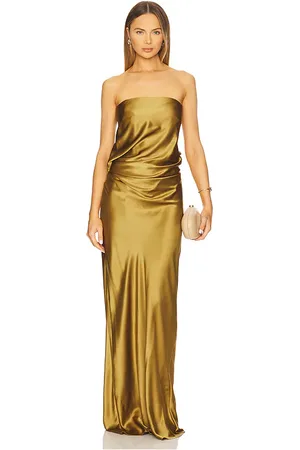 The Sei Draped Strapless Gown in
