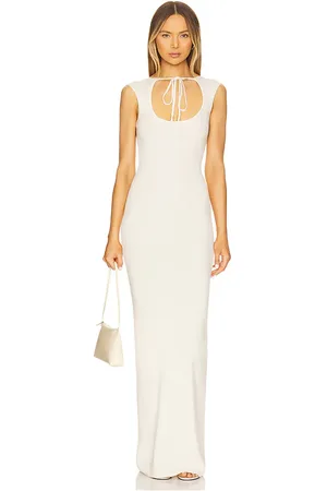 AYA MUSE Tied Cut Out Maxi Dress in