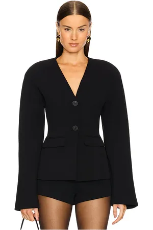 EAVES Gal Polished Crepe Blazer in