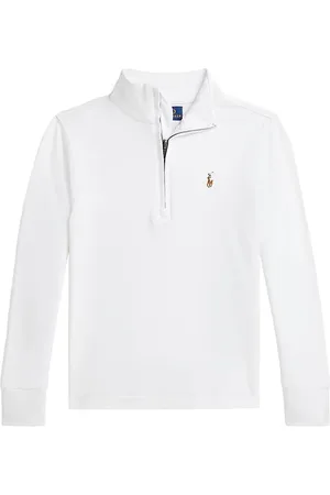Ralph Lauren Kids Long Sleeve Half Zip Pullover in