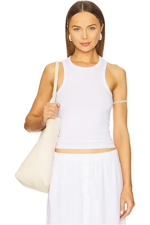 Bobi High Neck Racer Tank in