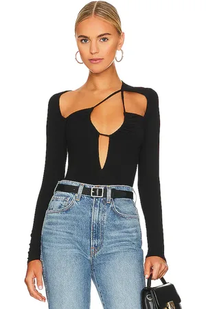 superdown Aranza Ruched Bodysuit in