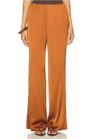 GOOD AMERICAN Satin Pull-on Pants in