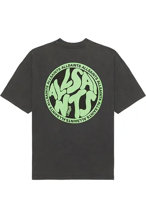 AllSaints Distortion Crew Neck Tee in