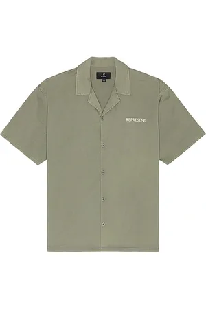 Represent Script Camp Collar Shirt in