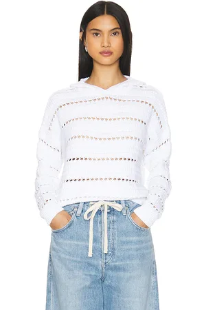 AUTUMN CASHMERE Pointelle Hoodie in