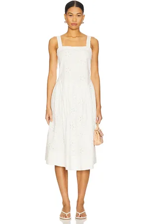 Free People Primavera Eyelet Midi Dress in