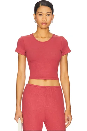 Leset Lauren Crop Slim Fit Tee in