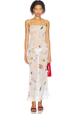 For Love & Lemons Marina Maxi Dress in