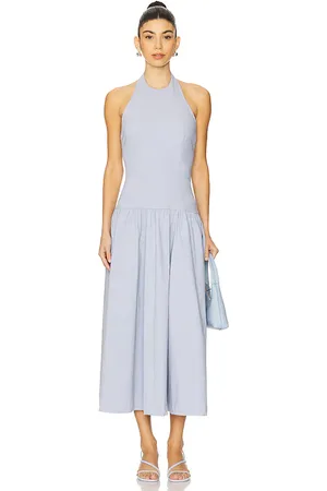 WeWoreWhat Halter Corset Midi Dress in