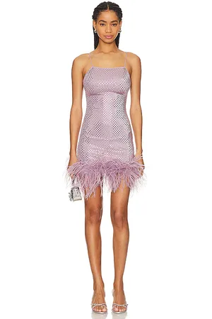 Oseree Disco Plumage Mini Dress in