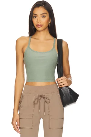Beyond Yoga Space Dye Slim Racerback Cropped Tank Top in
